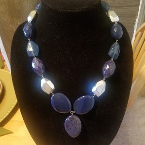 Chico's Blue & Silver Necklace